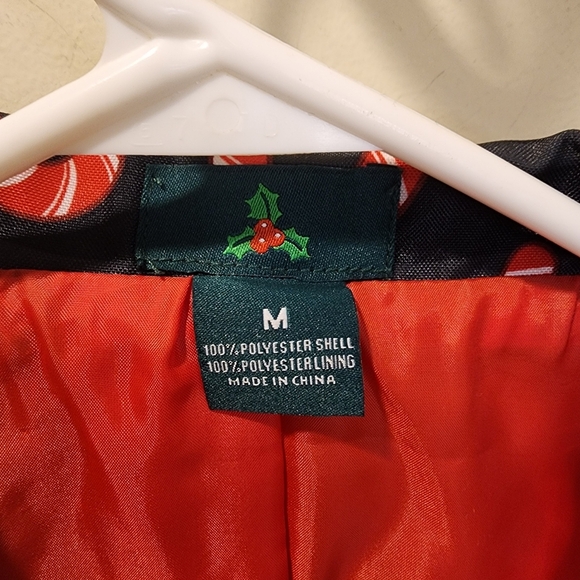 Ugly Christmas Blazer For Men Light Up Eith Candy Cane Slim Fit size M - Picture 5 of 9